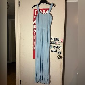 baby blue maxi dress